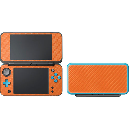 Orange Carbon Fiber Specialty Material Nintendo 2DS XL (2017) Skin